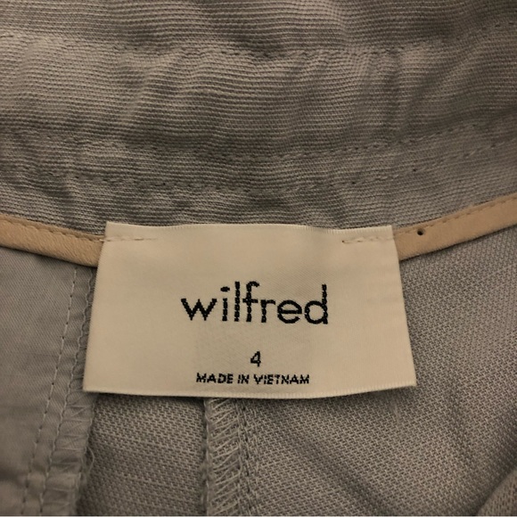 Wilfred Linen-blend Shorts with Silk Drawstring Tie - Picture 5 of 7
